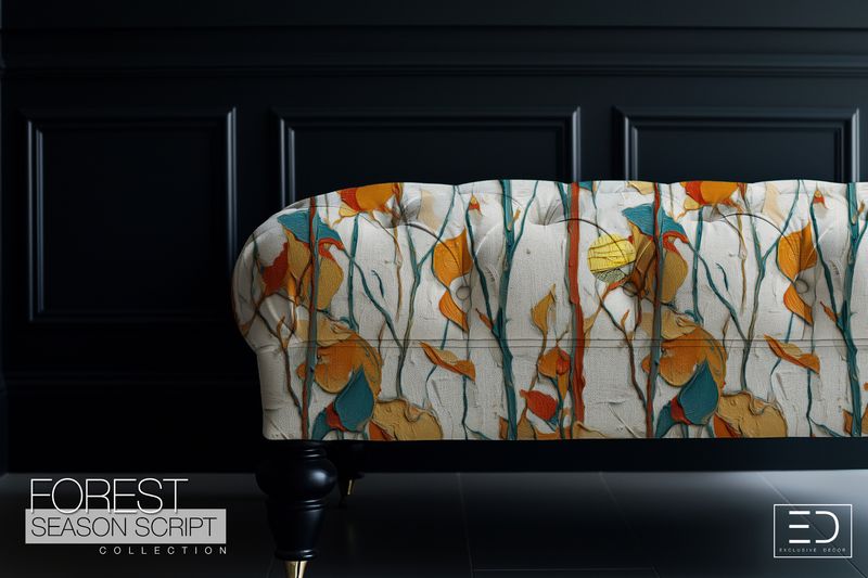 Scorchwind Fabric Design: Forest Season Script Collection
