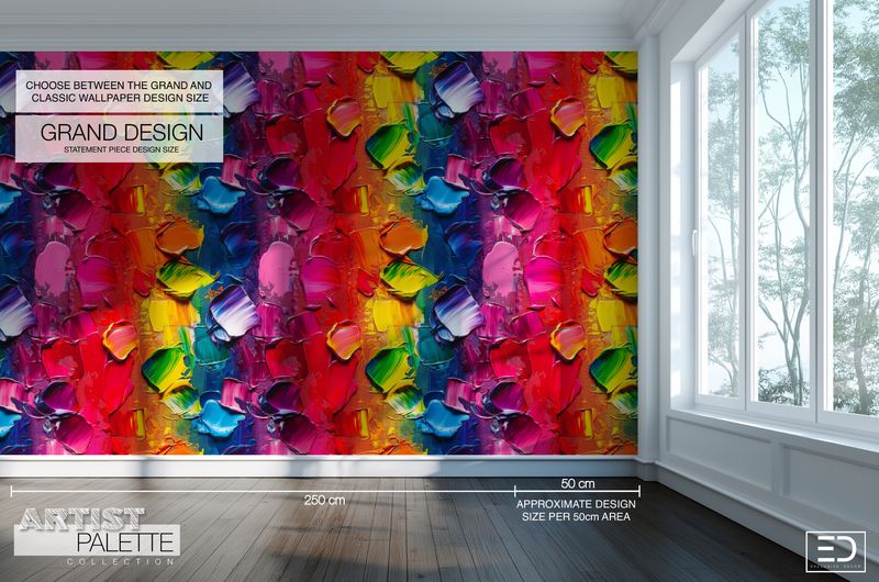 The Artist Palette Wallpaper Design