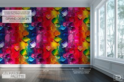 The Artist Palette Wallpaper Design