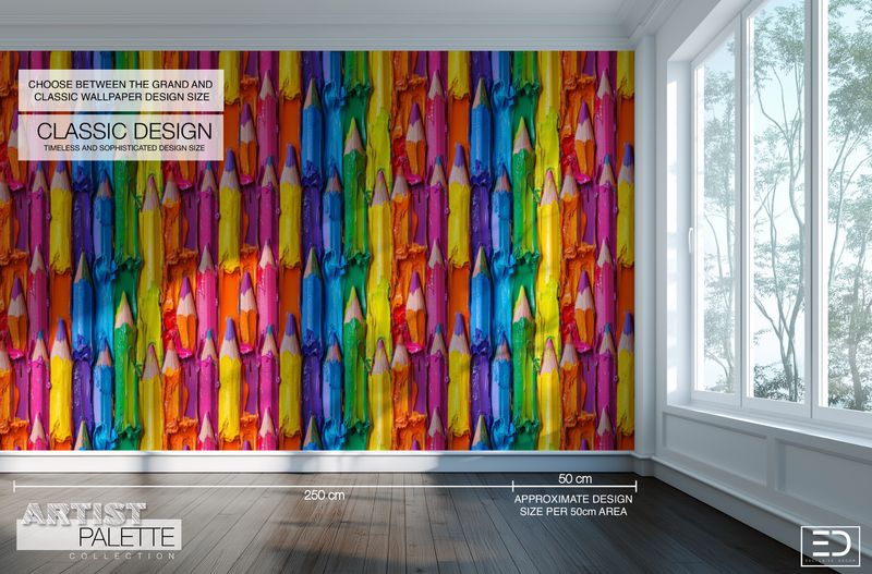 The Artist Palette Wallpaper Design