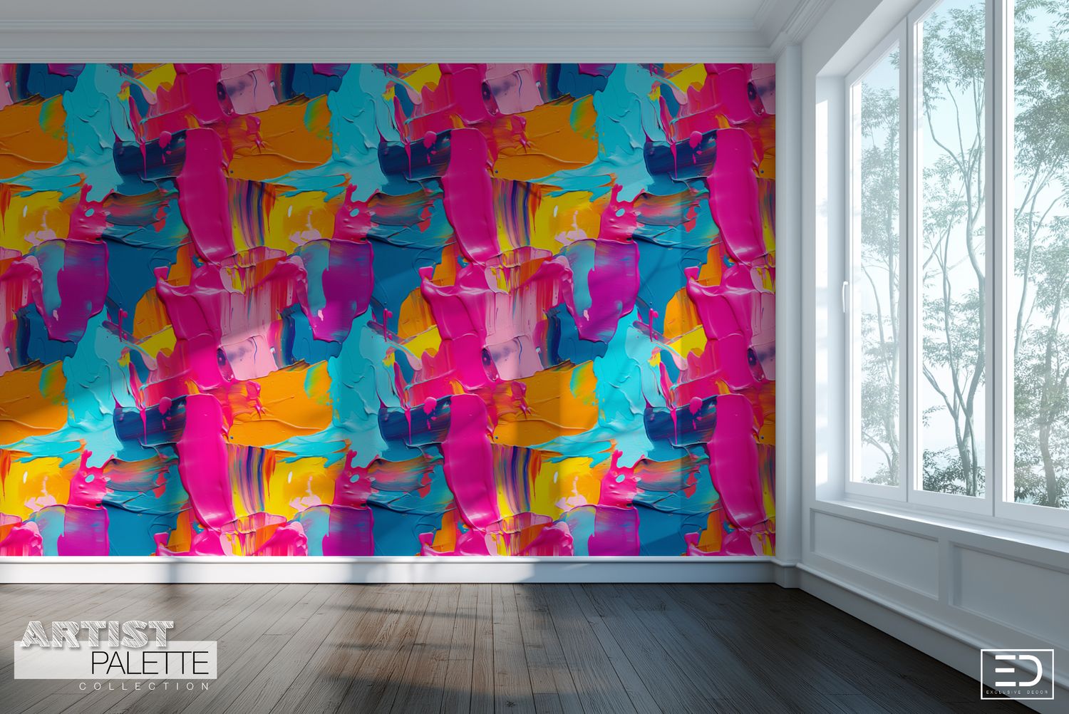The Artist Palette Wallpaper Design