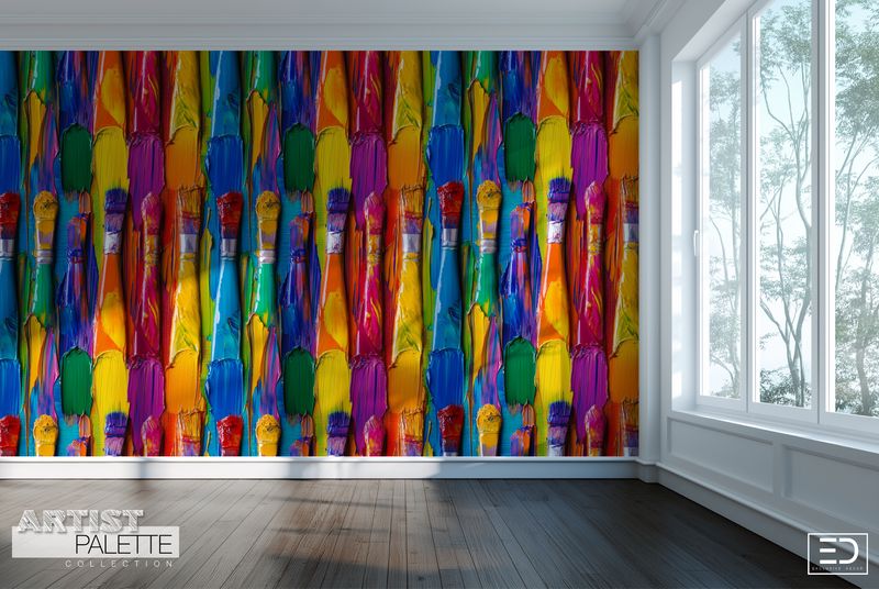 The Artist Palette Wallpaper Design