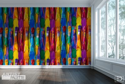 The Artist Palette Wallpaper Design
