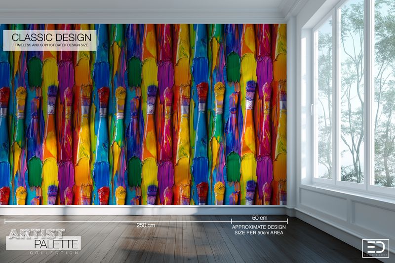 The Artist Palette Wallpaper Design