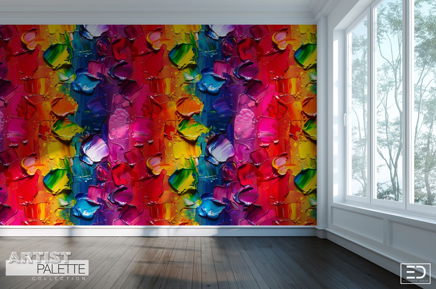 The Artist Palette Wallpaper Design