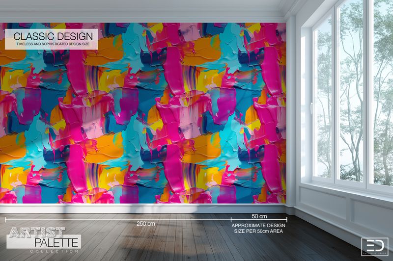 The Artist Palette Wallpaper Design