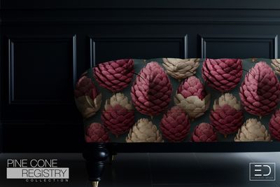 Pine Cone Registry Fabric Design