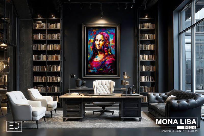 Mona Lisa 2nd in Graffiti - A0