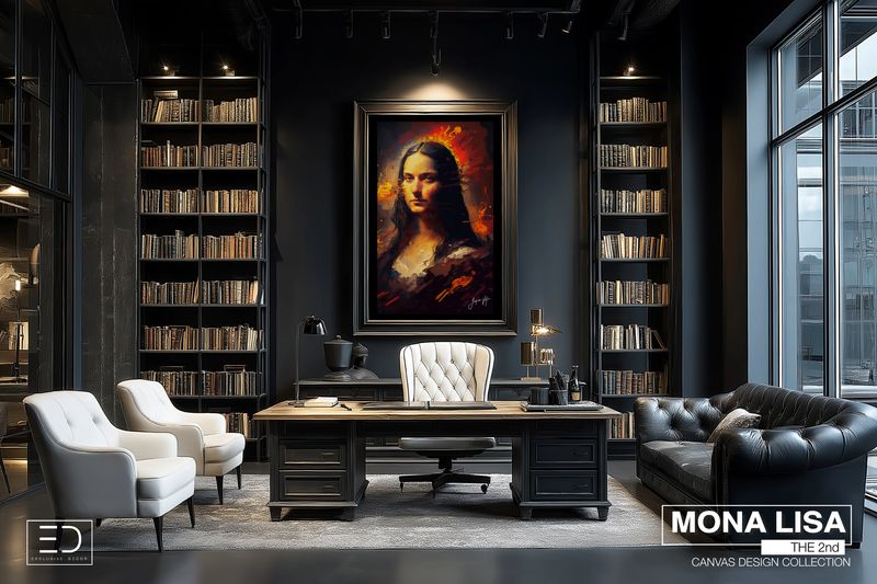 Mona Lisa the 2nd Canvas Design