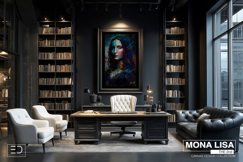 Mona Lisa the 2nd Canvas Design (The Radiant Rebirth Mona Lisa)
