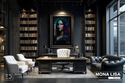 Mona Lisa the 2nd Canvas Design (The Radiant Rebirth Mona Lisa)