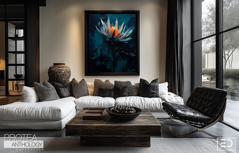 Protea Anthology Abstract Canvas Design