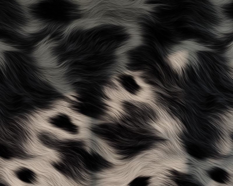 Nguni Skin Wallpaper - Brown Oil, Hazelnut &amp; Cream