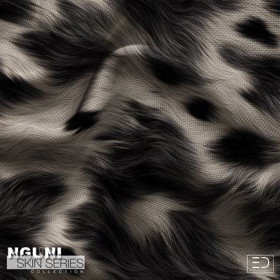 Nguni Skin Fabric - Brown Oil, Hazelnut &amp; Cream