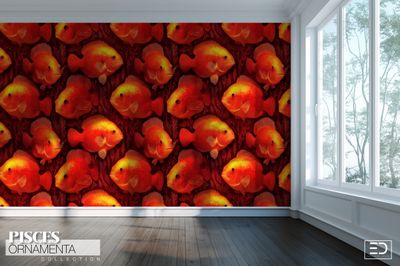 Pisces Ornamenta: Colorful Fish Wallpaper
