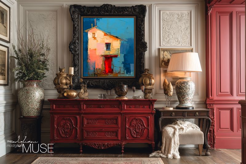 Amedeo Modigliani - Beach house Canvas Design