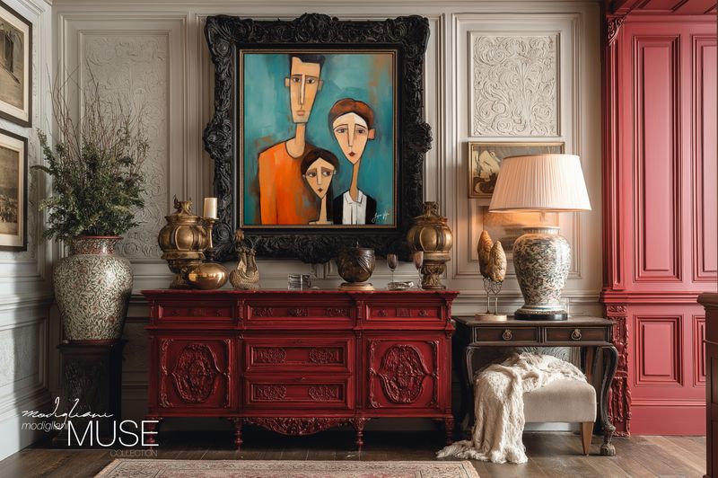 Amedeo Modigliani - Family Canvas Design