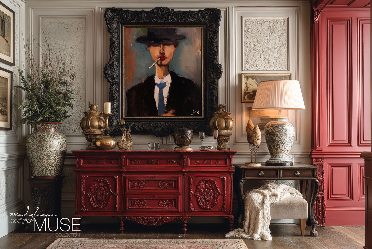 Amedeo Modigliani - Smoker Canvas Design