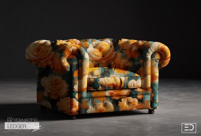 English Rose Frabric Design - The Botanist&#39;s Ledger