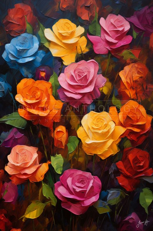 Abstract Flowers - Divine Anthology