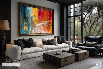 Liminal Spaces Abstract Art Canvas Print