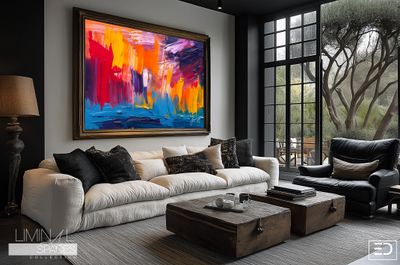 Liminal Spaces Abstract Art Canvas Print