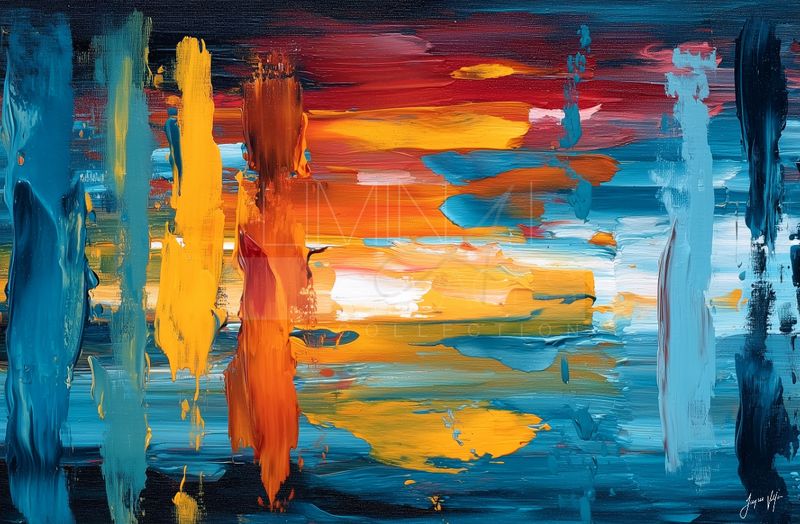 Liminal Spaces Abstract Art Canvas Print