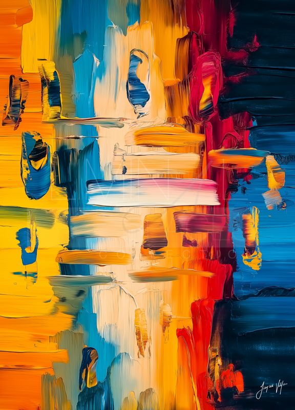 Liminal Spaces Abstract Art Canvas Print