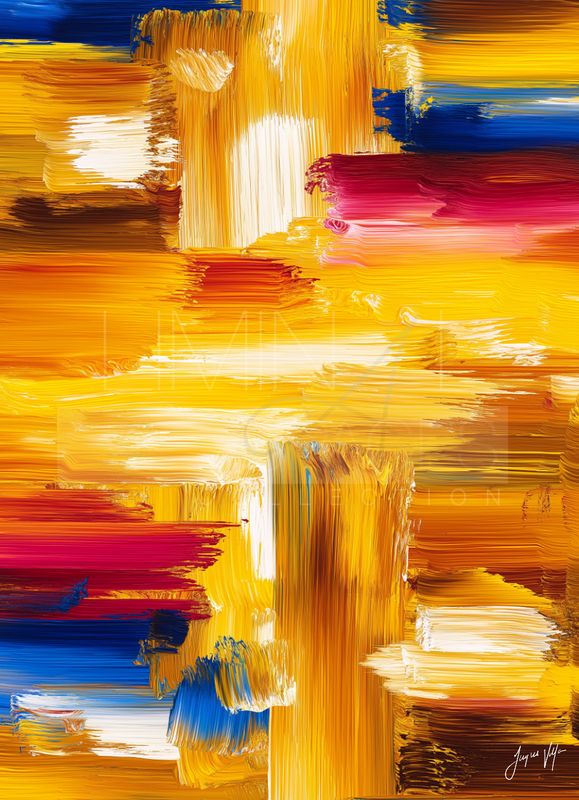 Liminal Spaces Abstract Art Canvas Print