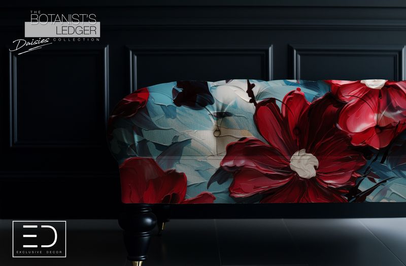 Daisy Fabric Design: "The Botanist's Ledger" Collection