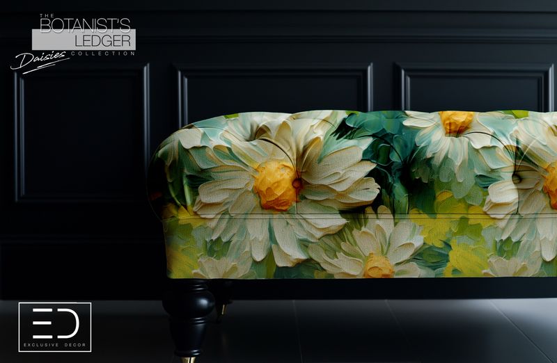 Daisy Fabric Design: "The Botanist's Ledger" Collection
