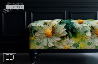 Daisy Fabric Design: "The Botanist's Ledger" Collection
