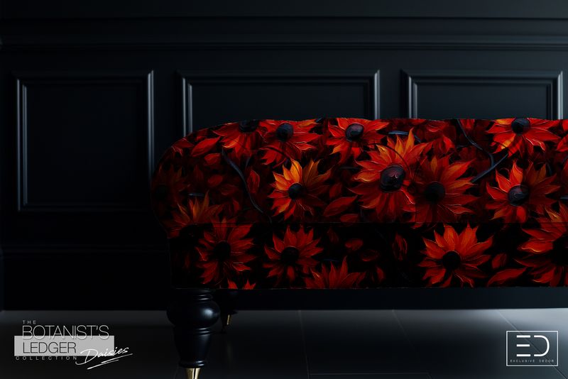 Daisy Fabric Design: "The Botanist's Ledger" Collection