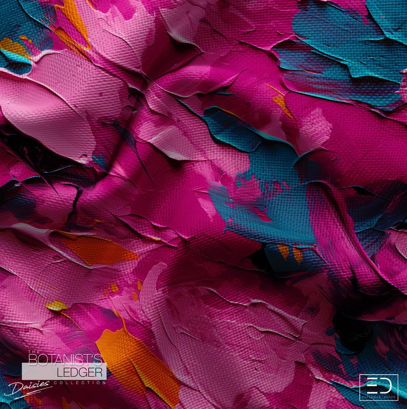 Daisy Fabric Design: "The Botanist's Ledger" Collection