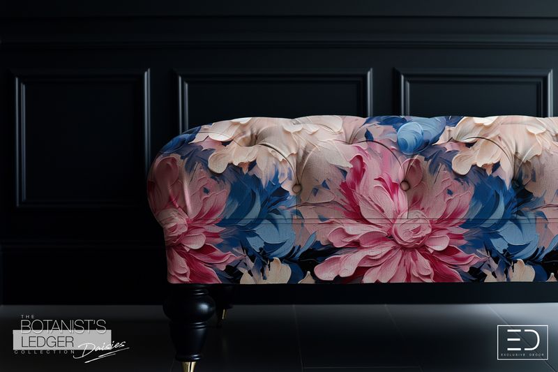 Daisy Fabric Design: "The Botanist's Ledger" Collection