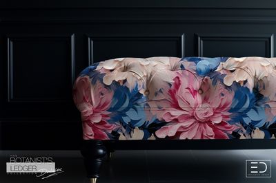 Daisy Fabric Design: "The Botanist's Ledger" Collection