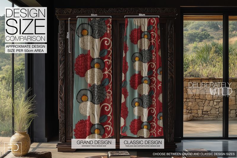 Deliberately Wild – Modern Abstract Line Pattern Fabric
