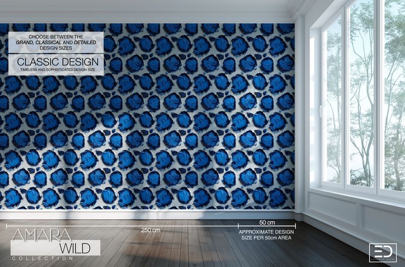 Abstract Leopard Print Wallpaper  - The Amara Wild Collection