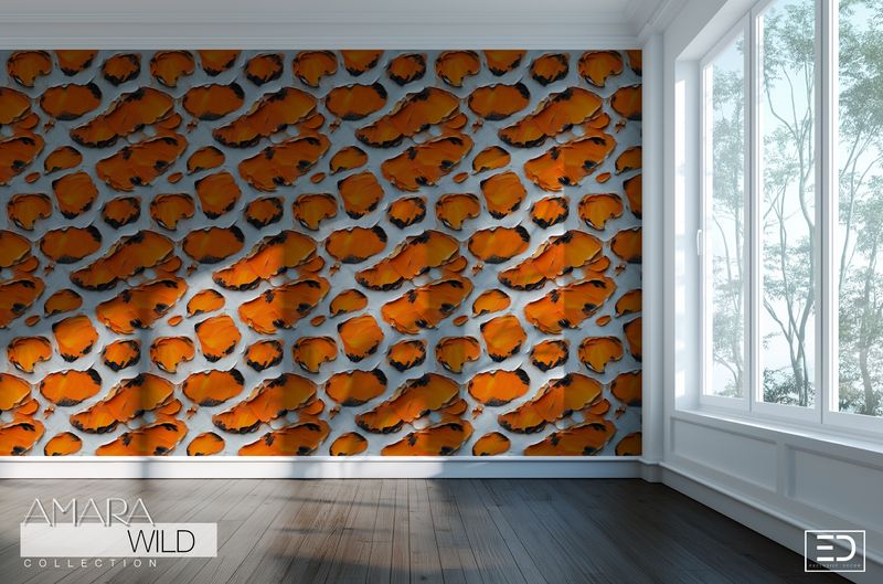 Abstract Leopard Print Wallpaper  - The Amara Wild Collection