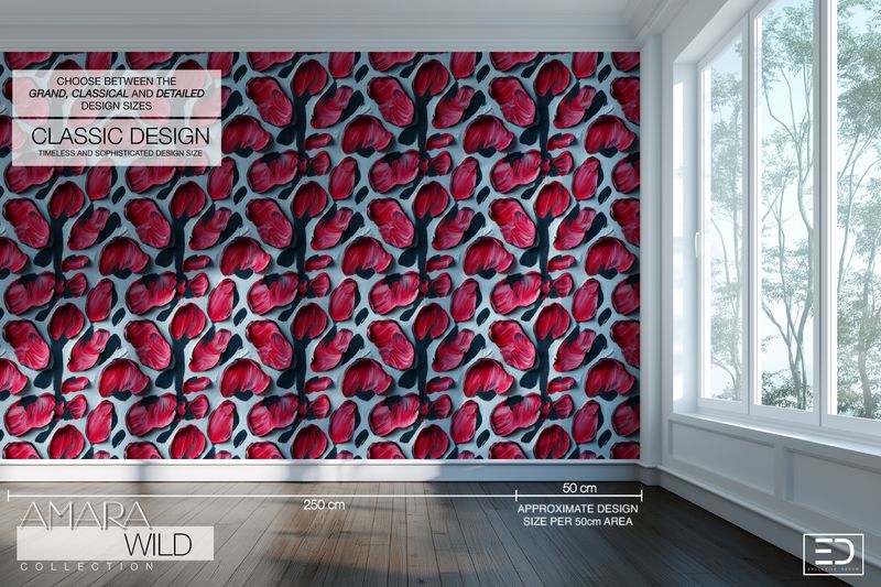 Abstract Leopard Print Wallpaper  - The Amara Wild Collection