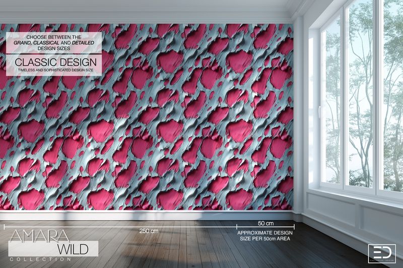 Abstract Leopard Print Wallpaper  - The Amara Wild Collection
