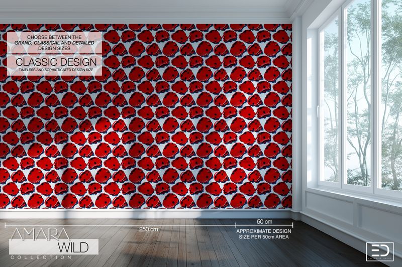 Abstract Leopard Print Wallpaper  - The Amara Wild Collection