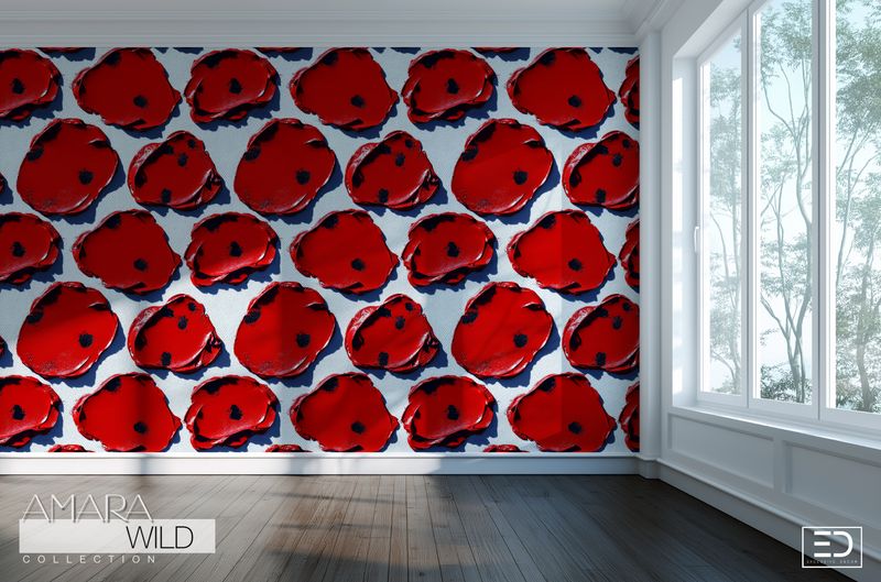 Abstract Leopard Print Wallpaper  - The Amara Wild Collection