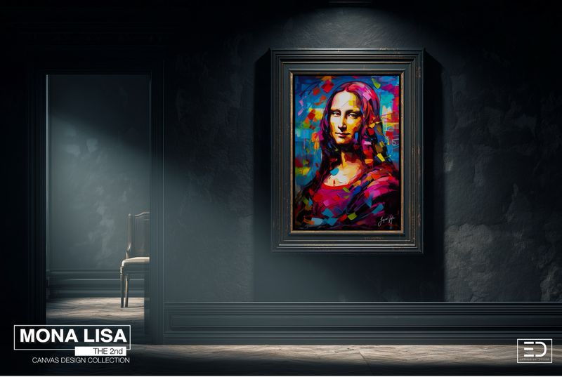 Mona Lisa 2nd in Graffiti - A0