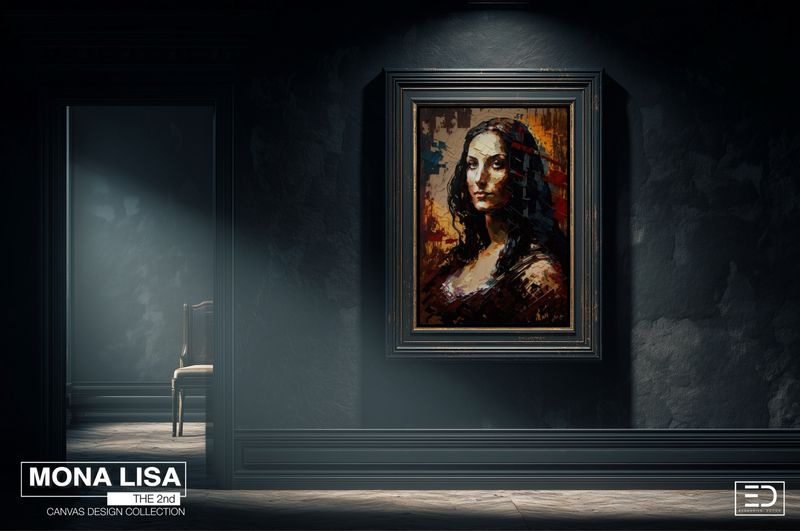 Mona Lisa the 2nd Canvas Design