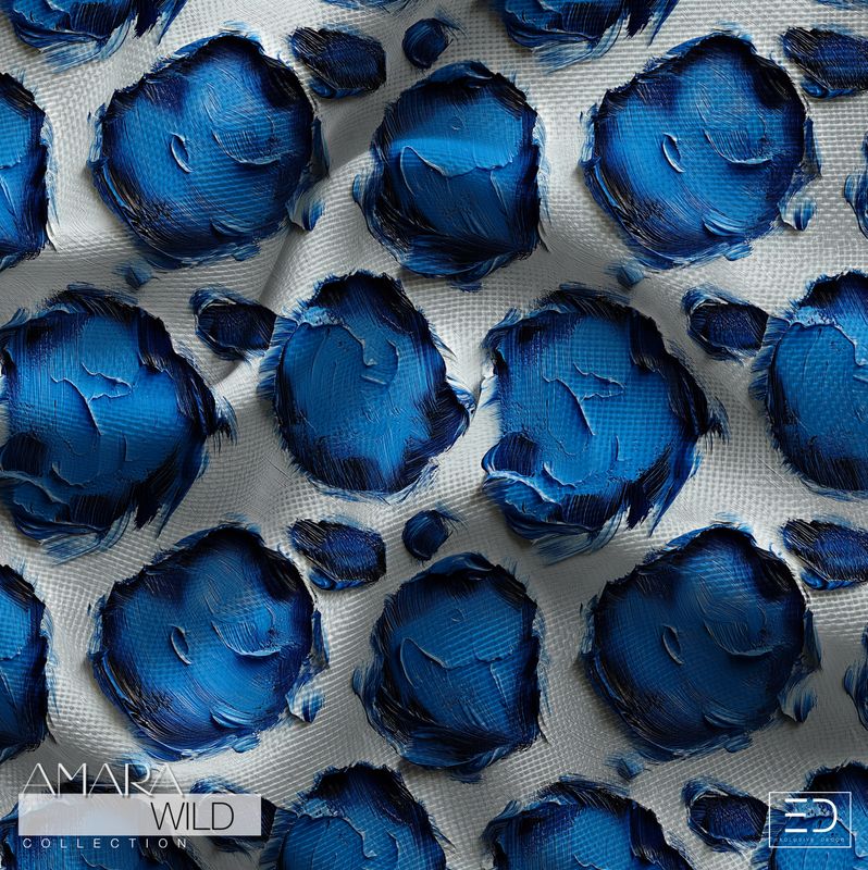 Abstract Leopard Print Fabric - The Amara Wild Collection