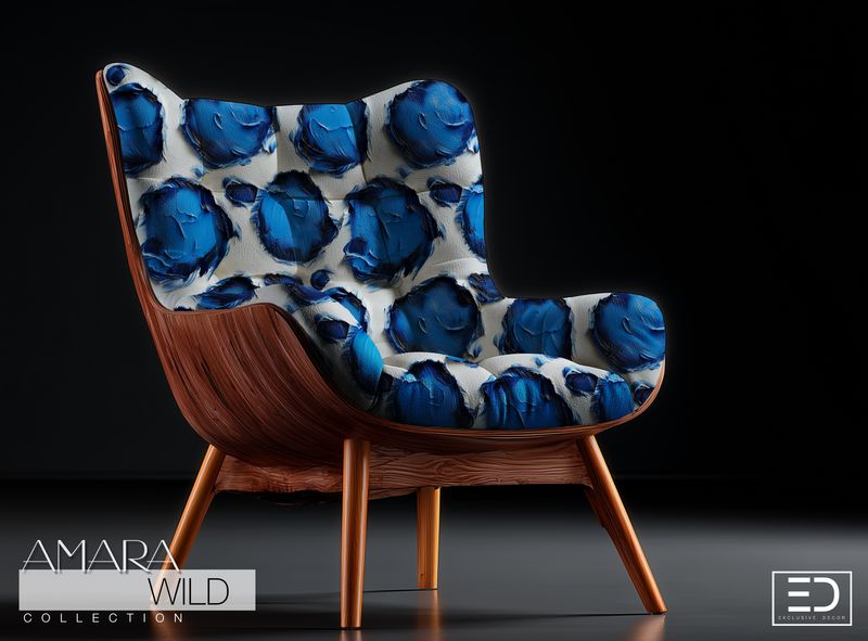 Abstract Leopard Print Fabric - The Amara Wild Collection