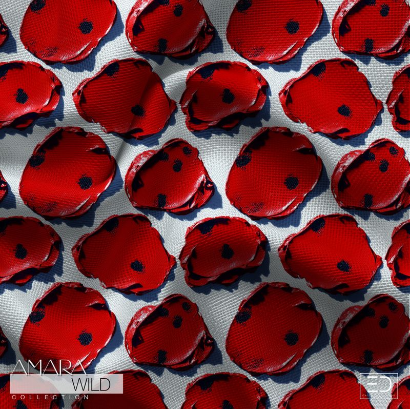 Abstract Leopard Print Fabric - The Amara Wild Collection