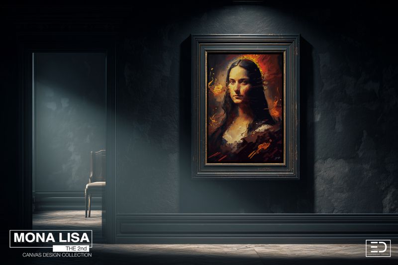 Mona Lisa the 2nd Canvas Design