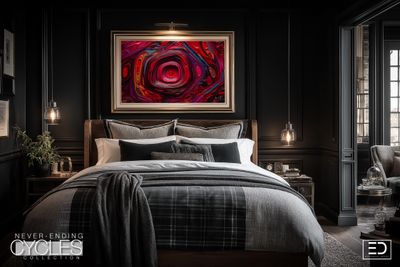 Abstract Never-Ending Cycles Canvas Print